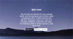 Desktop Screenshot of fptr.com